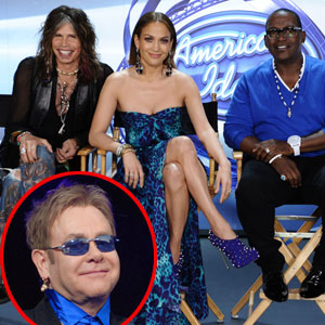 AMERICAN IDOL, Steven Tyler, Jennifer Lopez, Randy Jackson, Elton John AMERICAN IDOL, Steven Tyler, Jennifer Lopez, Randy Jackson, Elton John